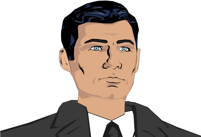 Thank You - Sterling Archer Transparent (800x600), Png Download