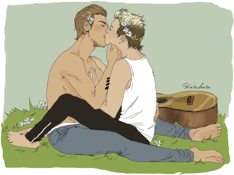 One Direction Niam Fan Art (500x377), Png Download