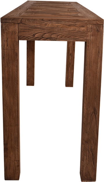 Parquet Elm 240 Bar Table Side - End Table (724x1028), Png Download