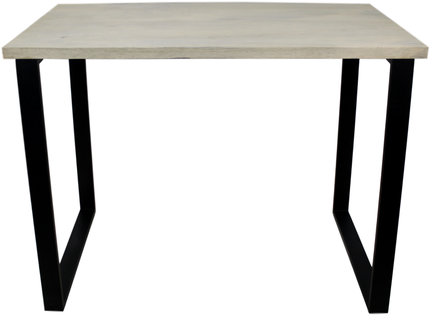 Bar Table - Natural - Odkládací Stolek Z Kovu A Mangového Dřeva Hsm Collection (1051x768), Png Download