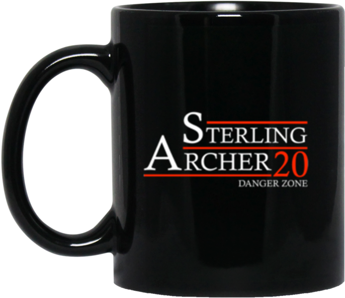 Archer 20 Black Mug 11oz - Mornings Are For Coffee And Contemplation Mug (690x690), Png Download