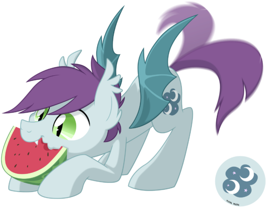 379241 Safe Solo Oc Cute Food Bat Pony Artist Colon - Mlp Bat Pony Ocs (635x480), Png Download
