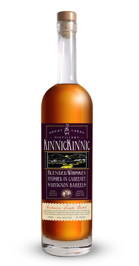 Cabernet Sauvignon Wine Barrel Kinnickinnic Whiskey - Bourbon Whiskey (454x900), Png Download