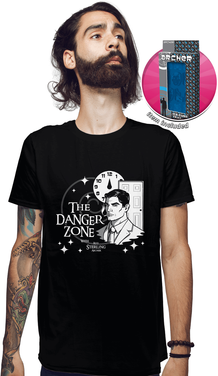 Secret Agent Man Bundle - Enter The Danger Zone Tee Shirt (930x1300), Png Download