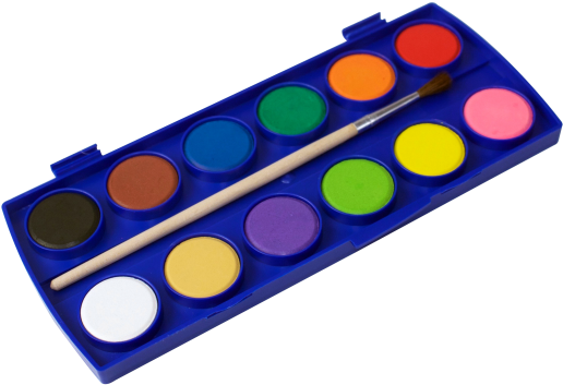 Acuarela Tucan 12 Colores Alta Calidad - Acuarela Estuche Png (530x373), Png Download