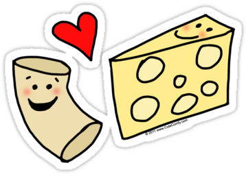 Macaroni And Cheese Cartoon (375x360), Png Download