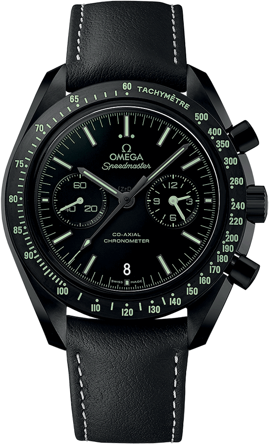 Omega Speedmaster Dark Side Of The Moon Pitch - Omega Speedmaster Moonwatch 311.92.44.51.01.005 (1000x1000), Png Download