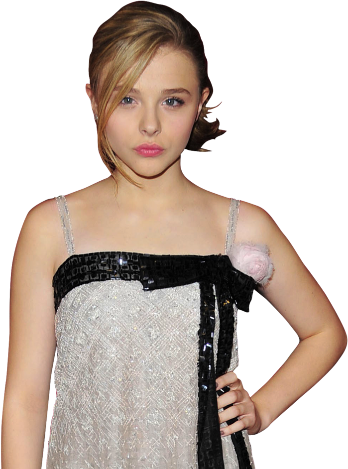 Chloë Moretz, Karl Lagerfeld, Elizabeth Olsen, And - Photo Shoot (1420x946), Png Download