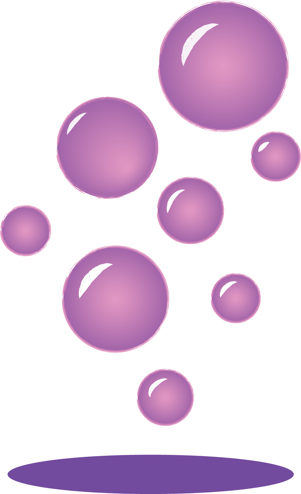 Bubbles - Circle (1000x1642), Png Download