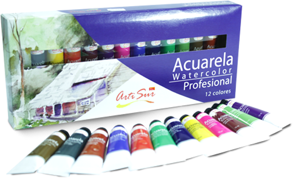 Published On November 30, 2017 In Kit Acuarelas Profesionalesfull - Watercolor Painting (616x670), Png Download