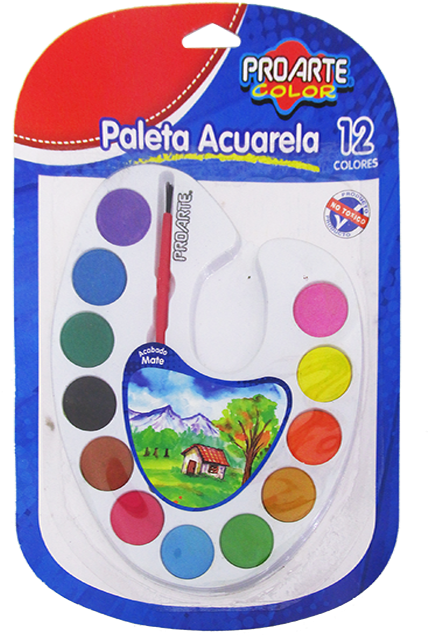 Temperas Y Acuarelas - Proarte (500x747), Png Download