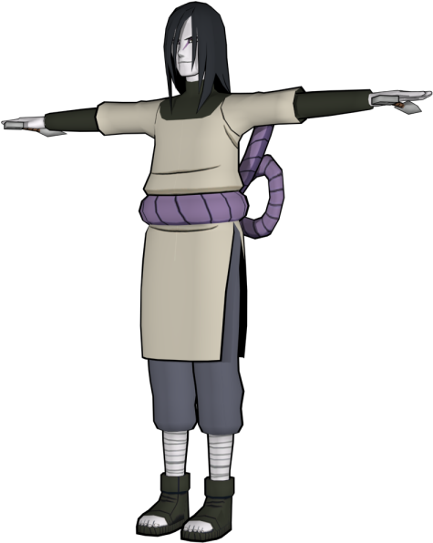 Download Zip Archive - Naruto Clash Of Ninja Orochimaru (750x650), Png Download