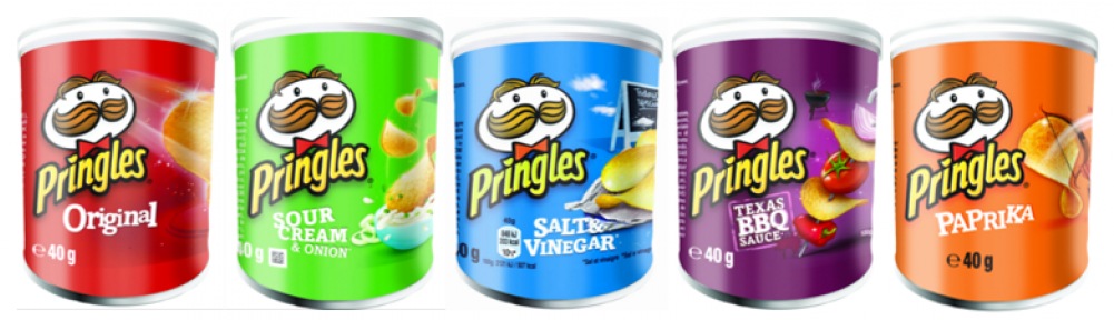 Pringles Salt & Vinegar: 12-piece Box (1000x1000), Png Download