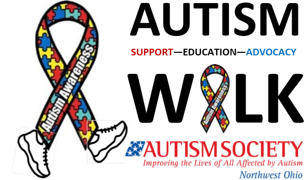 Save The Date Sunday, October 7, 2018 For Our 6th Annual - Autism Ribbon Magnet - Small- (670x386), Png Download