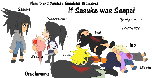 Photo - Naruto And Yandere Ino (530x274), Png Download