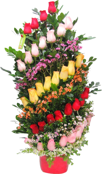 Arreglos Florales Cumpleaños Png - Get Well Flower Bouquets (335x560), Png Download