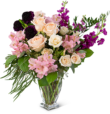 Here's Looking At You Flower Arrangement - Bouquet (368x460), Png Download