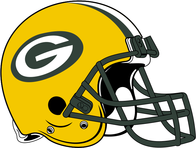 Green Bay Packer Helmet (774x600), Png Download