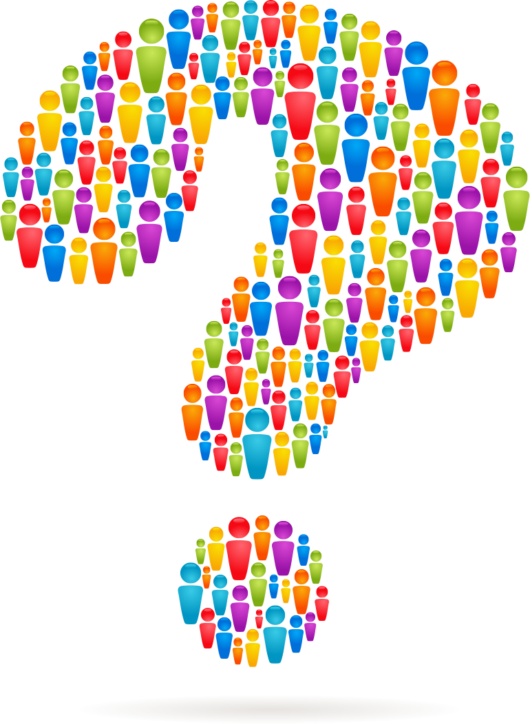People Comprised Question Mark - Human Resources And Organizational Efficiency (770x1055), Png Download