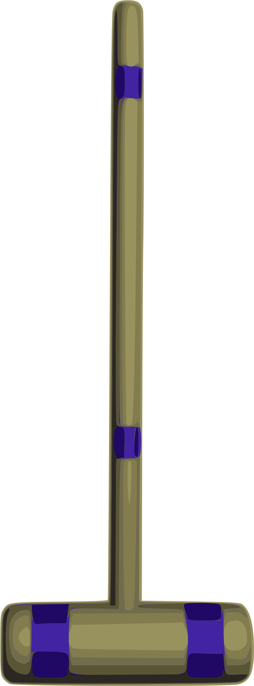 This Free Icons Png Design Of Croquet Mallet (890x2400), Png Download