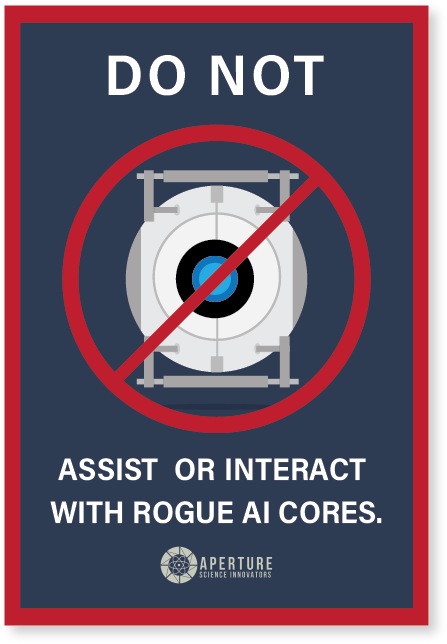 Portal Poster Design - Design (455x651), Png Download