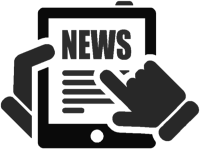 Forum In The News Icon - Online Newspaper Icon Png (418x323), Png Download