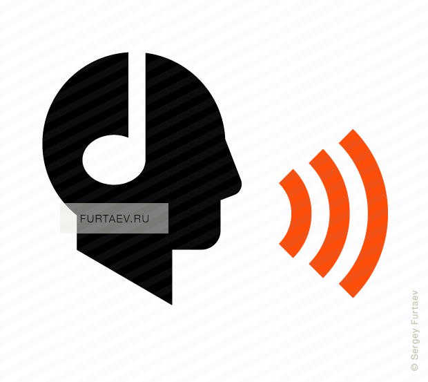 Vector Icon Of Wireless Signal Going From Male Profile - Head With Headphones Vector (620x553), Png Download