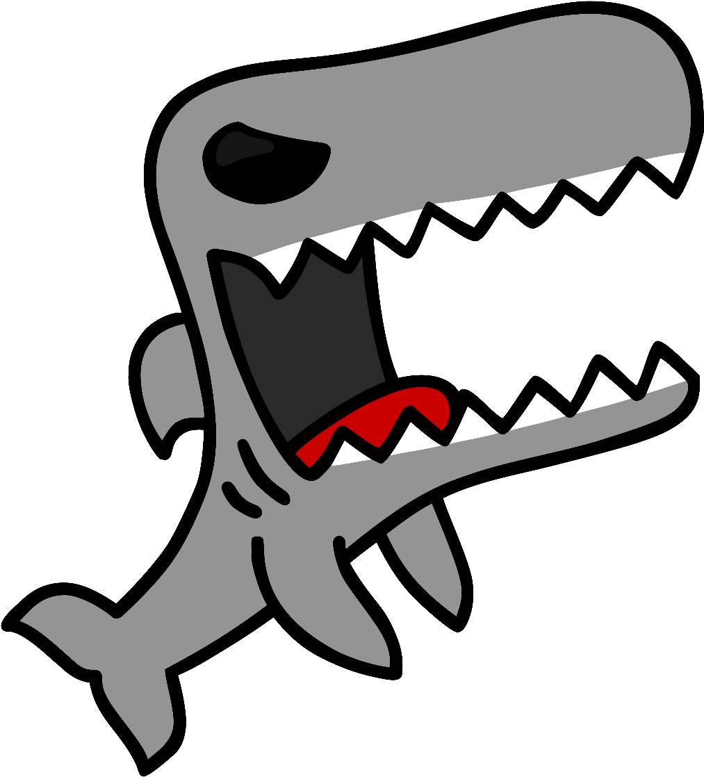 Shark Vector (1162x1280), Png Download