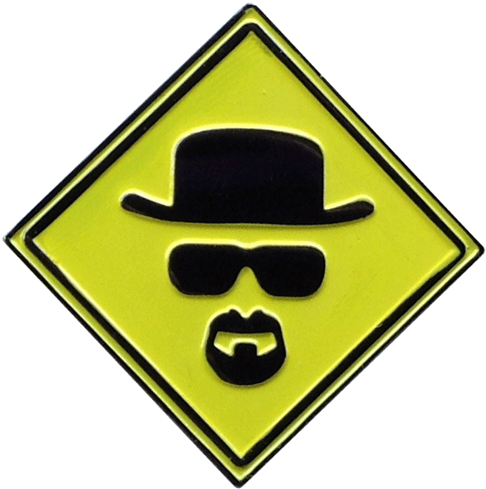 Heisenberg Ball Marker & Hat Clip - Breaking Bad Alternative Poster (500x500), Png Download