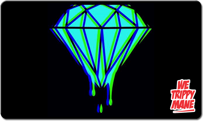 We Trippy Maaaaaane Gift Card - Diamond Supply Co White Vinyl Car Laptop Window Wall (700x700), Png Download