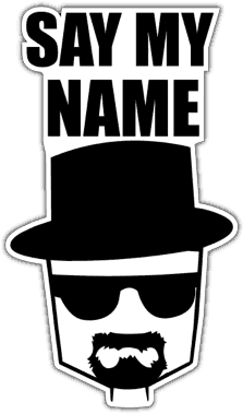 Heisenberg And Bane Stickers - 71 Independence Day (382x382), Png Download