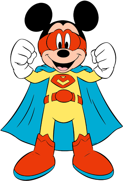 Mouse Hat Super Mickey - Super Mickey Mouse (420x609), Png Download