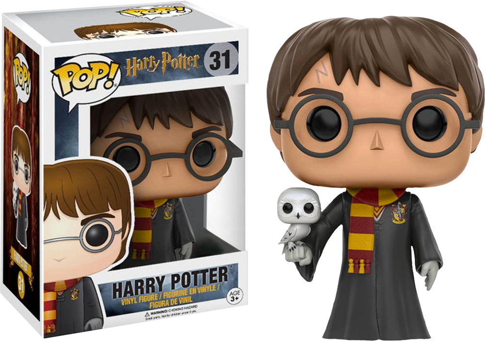 Harry Potter Harry With Hedwig - Harry Potter Funko Pop 31 (1000x705), Png Download