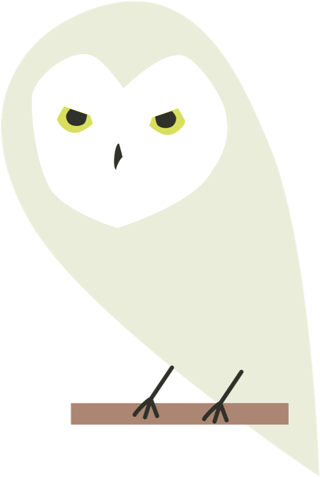 Nick Comben Gryffindor - Snowy Owl (876x1125), Png Download