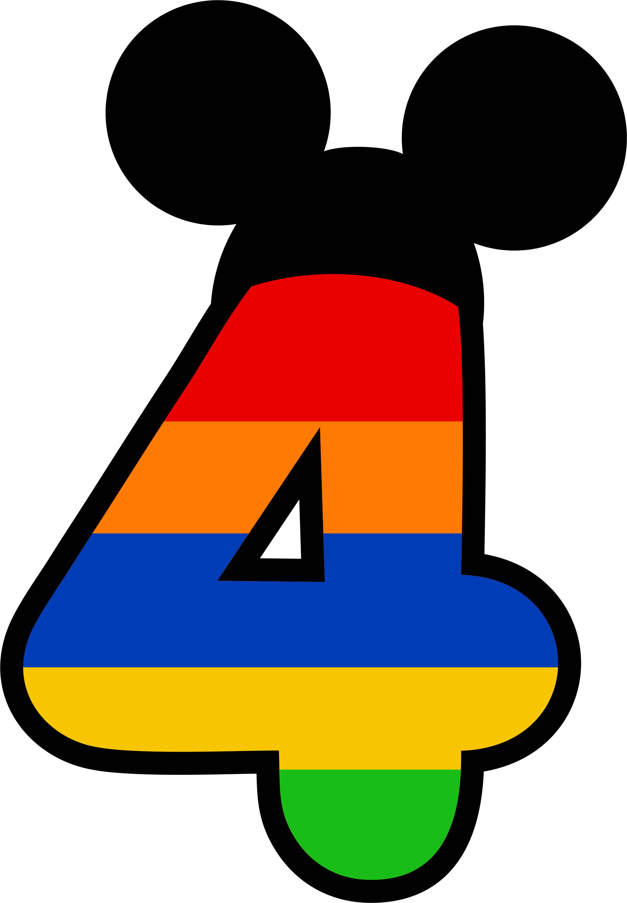 59 Best Mickey Mouse Images - Numeros Mickey Mouse Png (2085x3001), Png Download