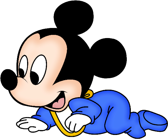 Baby Mickey Mouse Clipart - Mickey Mouse Bebe Disney (500x500), Png Download