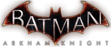 Arkham Knight Logo - Batman Arkham Knight Text (400x400), Png Download