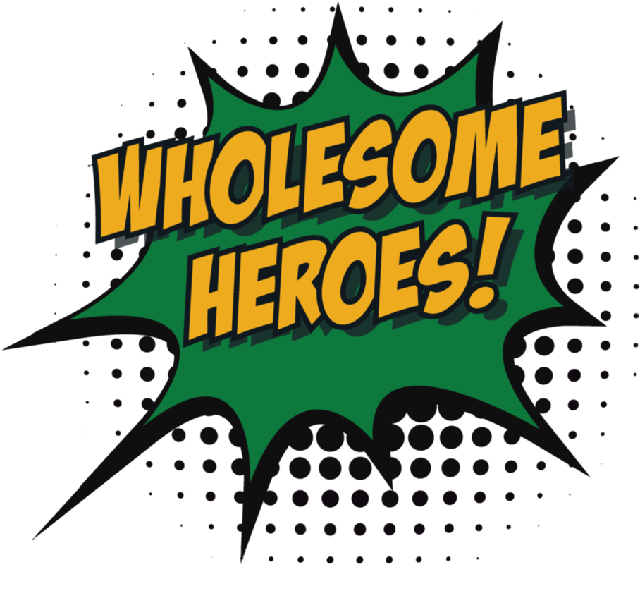 Wholesome Heroes Logo 2 Transparent - Illustration (1000x1000), Png Download