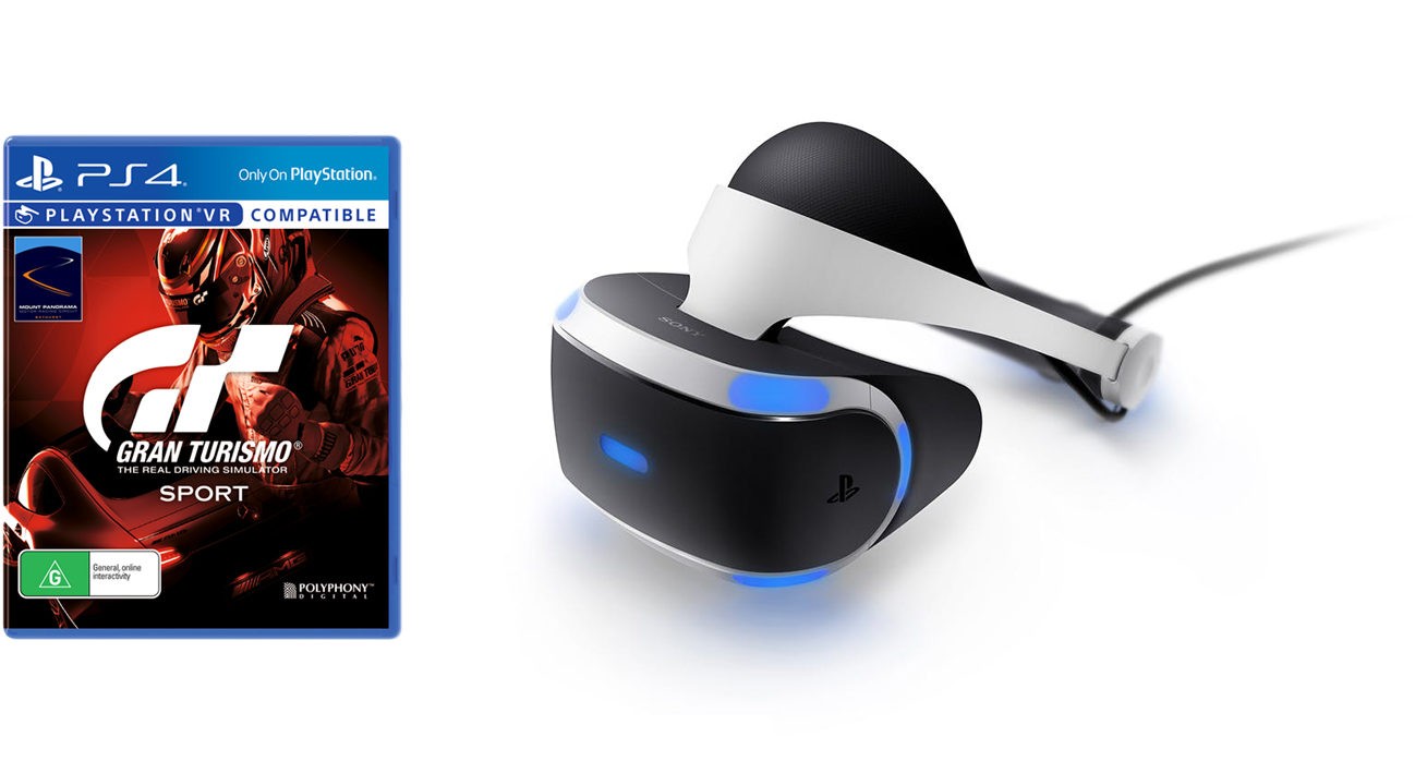 Playstation Vr Gran Turismo Sport Bundle - Gran Turismo Sport Playstation Vr,ps4 (1500x844), Png Download