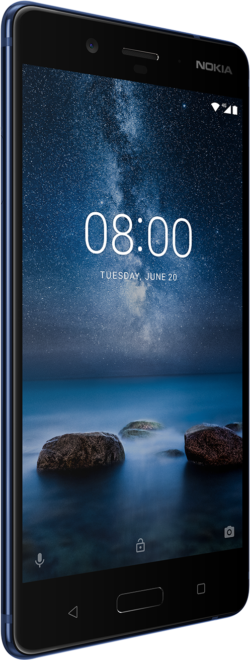 Nokia - Nokia 8 (64gb 4g Lte) Mobile Phone (1500x1500), Png Download