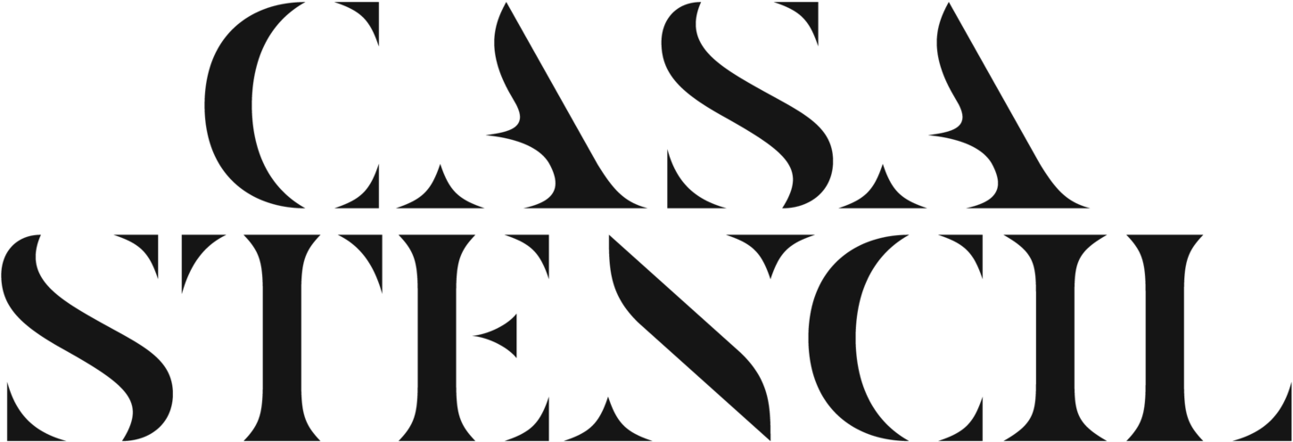 Casa Stencil Is A Beautiful, Elegant Stencil Font That - Casa Font (2047x661), Png Download