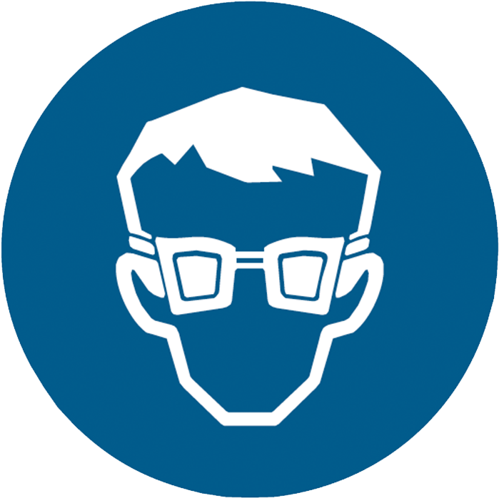 Brady Mandatory Pictograms - Eye Protection Safety Sign (800x800), Png Download