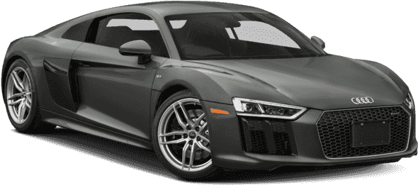 New 2018 Audi R8 Coupe V10 - Matte Black Audi R8 2018 (640x480), Png Download