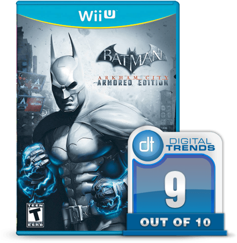 Batman Arkham City Armored Edition Wii U Score Graphic - Batman Arkham City Wii U (500x510), Png Download