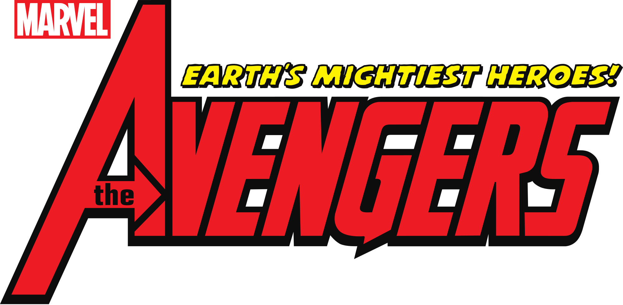 Open - Avengers Earth's Mightiest Heroes Logo (2000x980), Png Download