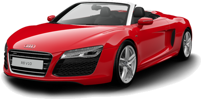 Rent 2017 Audi R8 Spyder In Dubai - Audi R8 (720x223), Png Download
