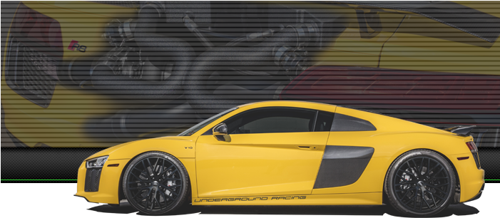 14-18 Audi R8 Dct - 2017 Twin Turbo Audi R8 (700x345), Png Download