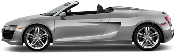 Audi R8 V10 Spyder - Car (640x480), Png Download