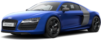 100% - Audi R8 (620x250), Png Download