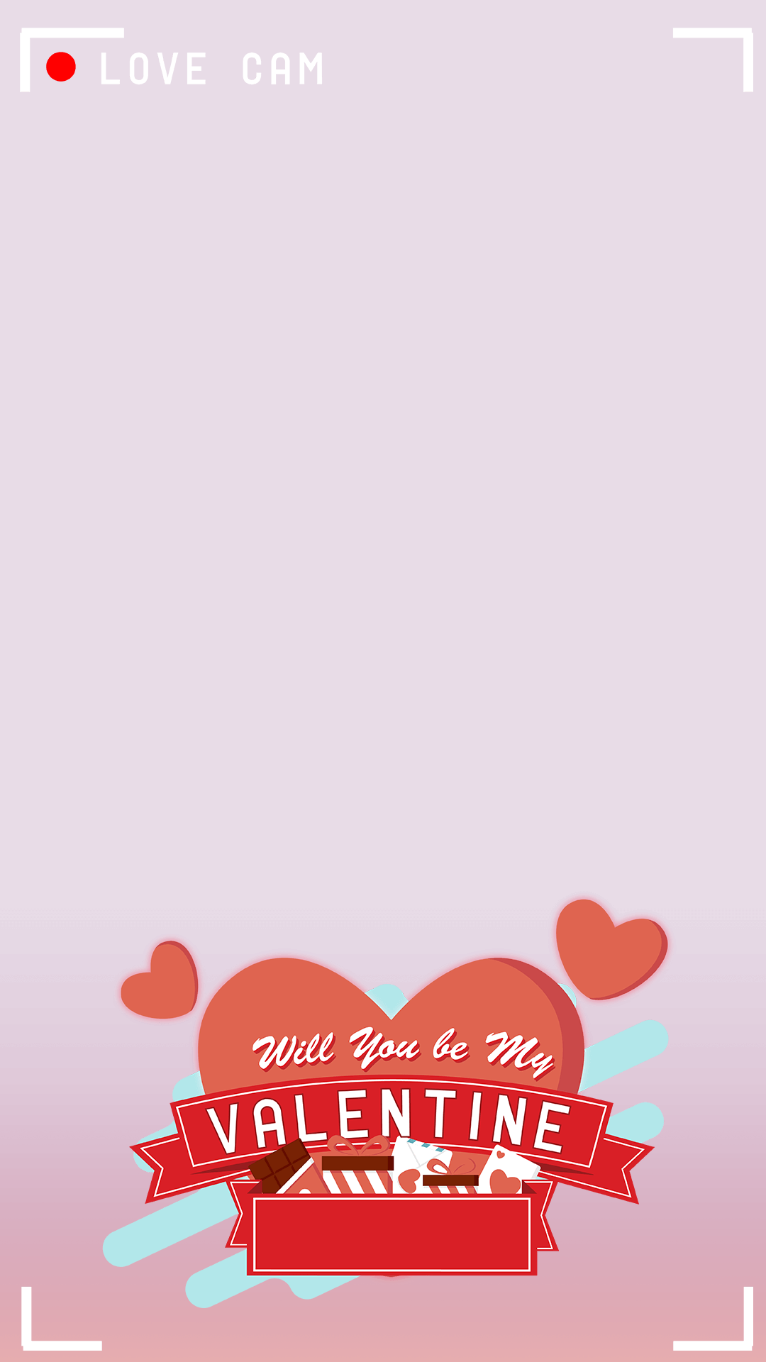 Amazing Valentine's Day Snapchat Geofilter - Illustration (1080x1920), Png Download